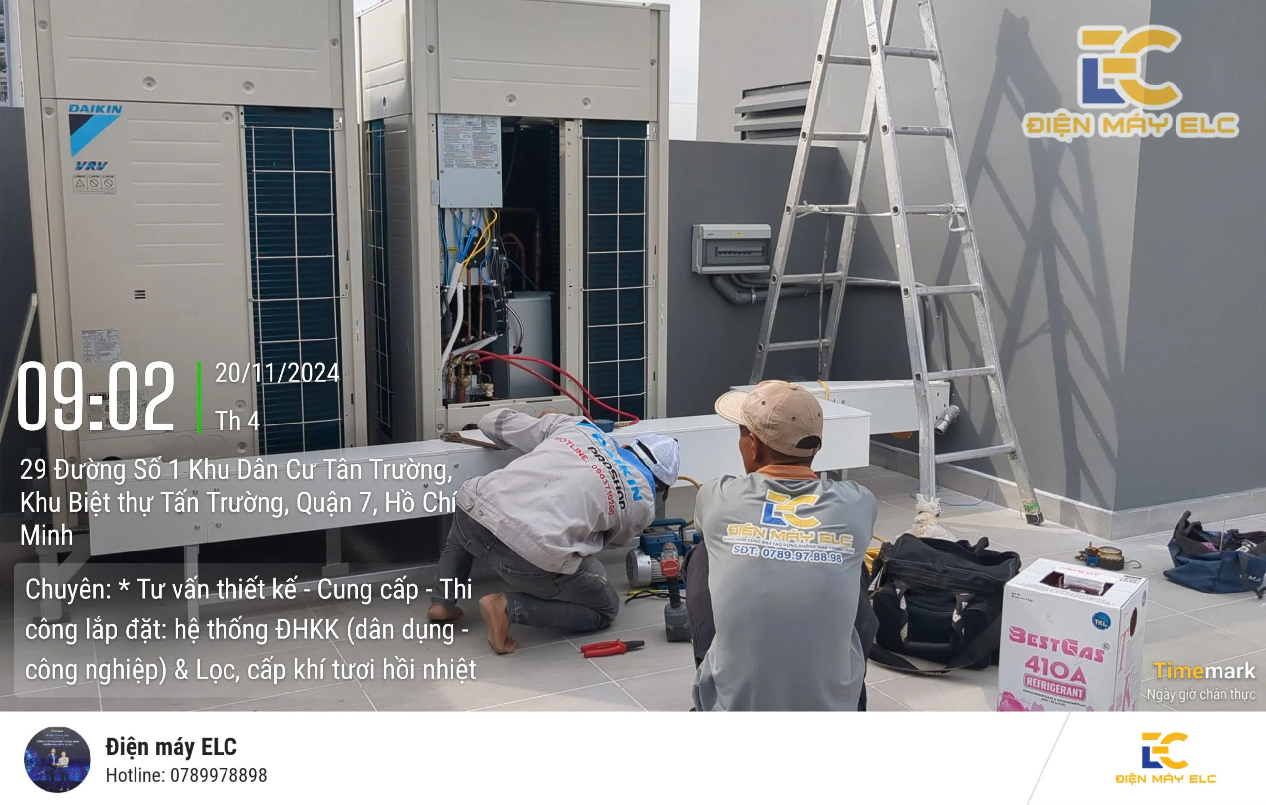 Thi Công Hệ Thống VRV Daikin & Khí Tươi Menred Hagisu Tại Villa Tấn Trường, Quận 7