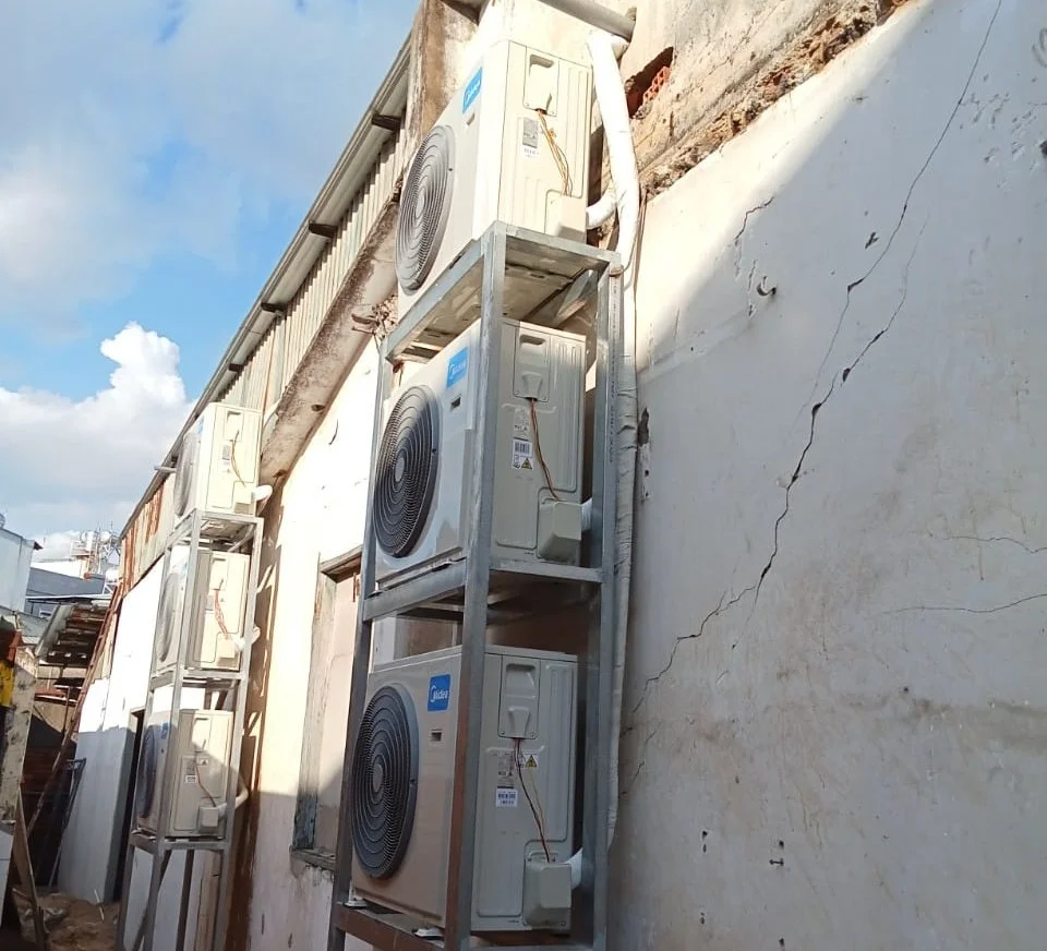Thi công lắp đặt hệ thống điều hòa không khí cho câu lạc bộ bida Hoàng Sao (Quận Tân Phú)