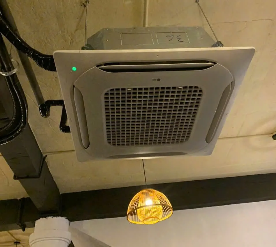 Điện máy ELC hoàn thành hệ thống điều hòa âm trần cassette cho nhà hàng tại Phú Quốc – Kiên Giang