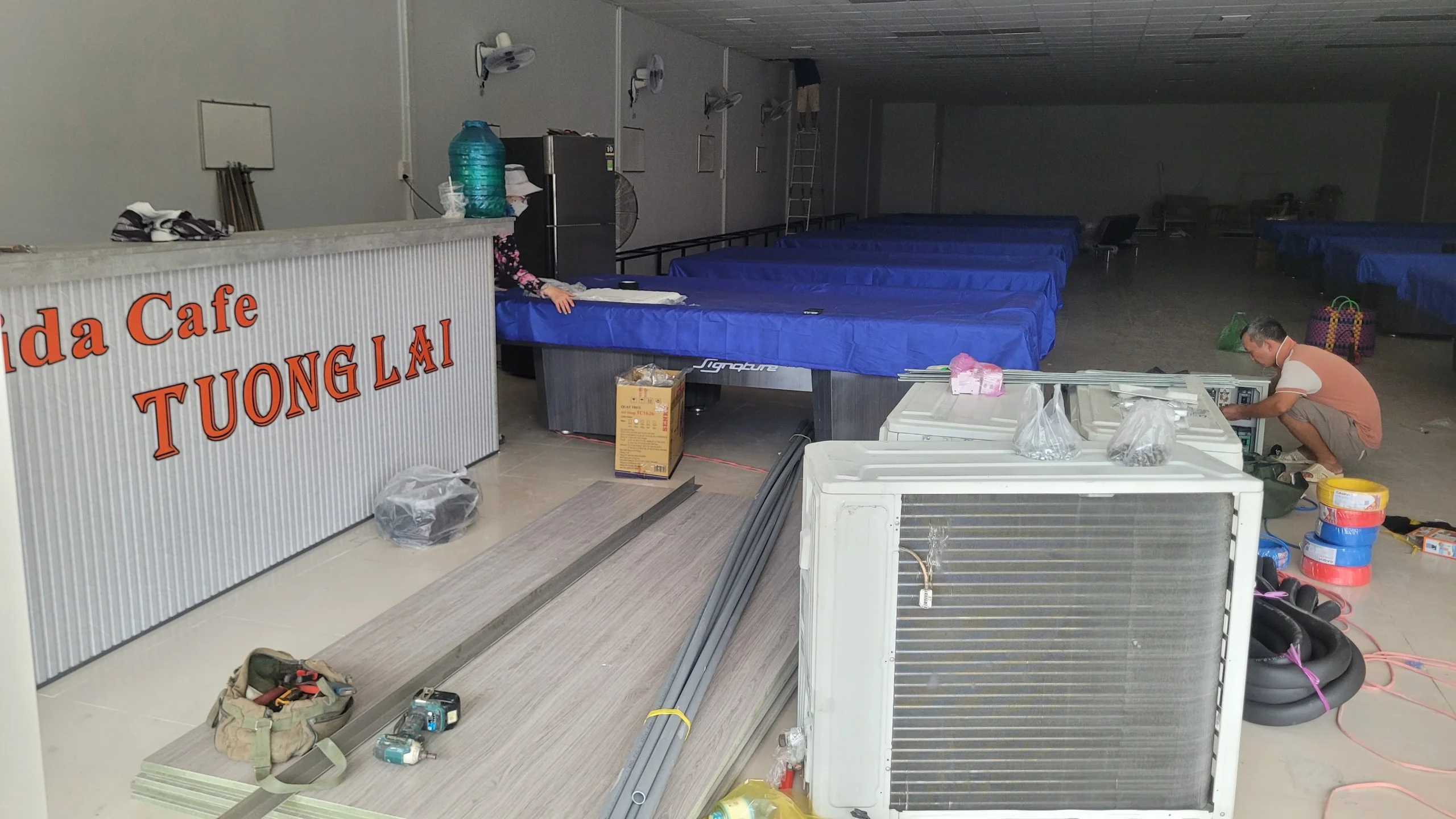 Điện máy ELC hoàn thành hệ thống điều hòa không khí cho CLB Billiards TƯƠNG LAI tại Kiên Giang