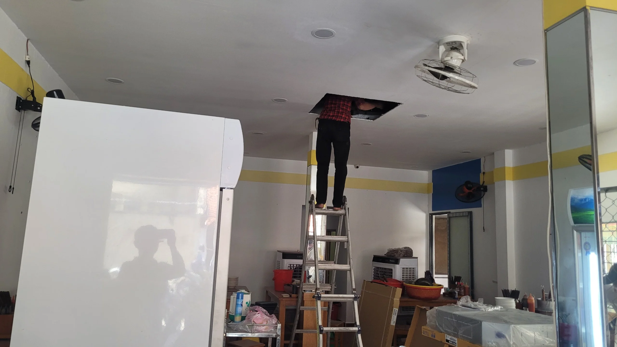 Điện máy ELC hoàn thành hệ thống máy lạnh âm trần cassette Daikin Inverter cho Phở Công – Phú Nhuận