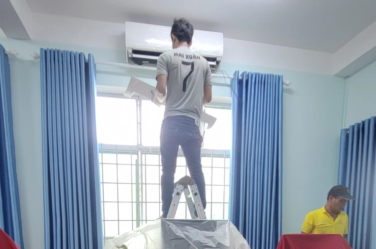 Điện máy ELC hoàn thành hệ thống điều hòa không khí và khí tươi cho trụ sở Đảng ủy phường Long Phước