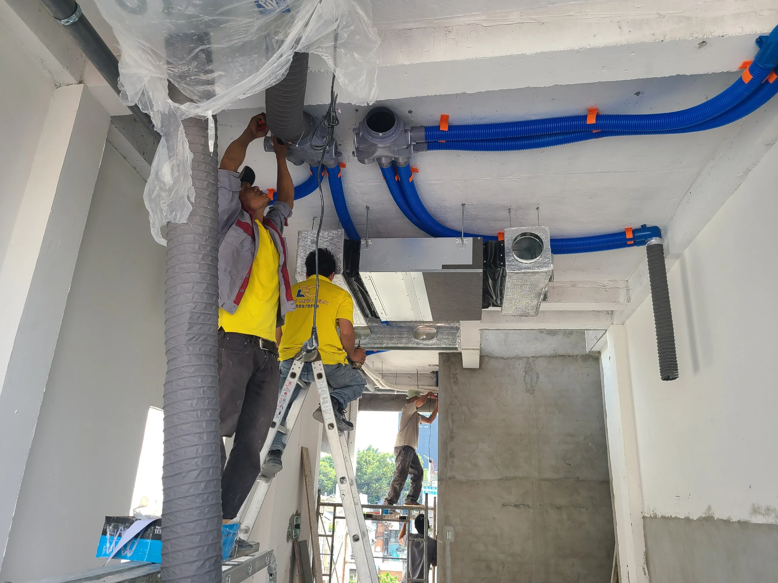 Điện máy ELC hoàn thành hệ thống điều hòa giấu trần Daikin và lọc, cấp khí tươi Menred Hagisu cho nhà phố Nguyễn Thông, Quận 3