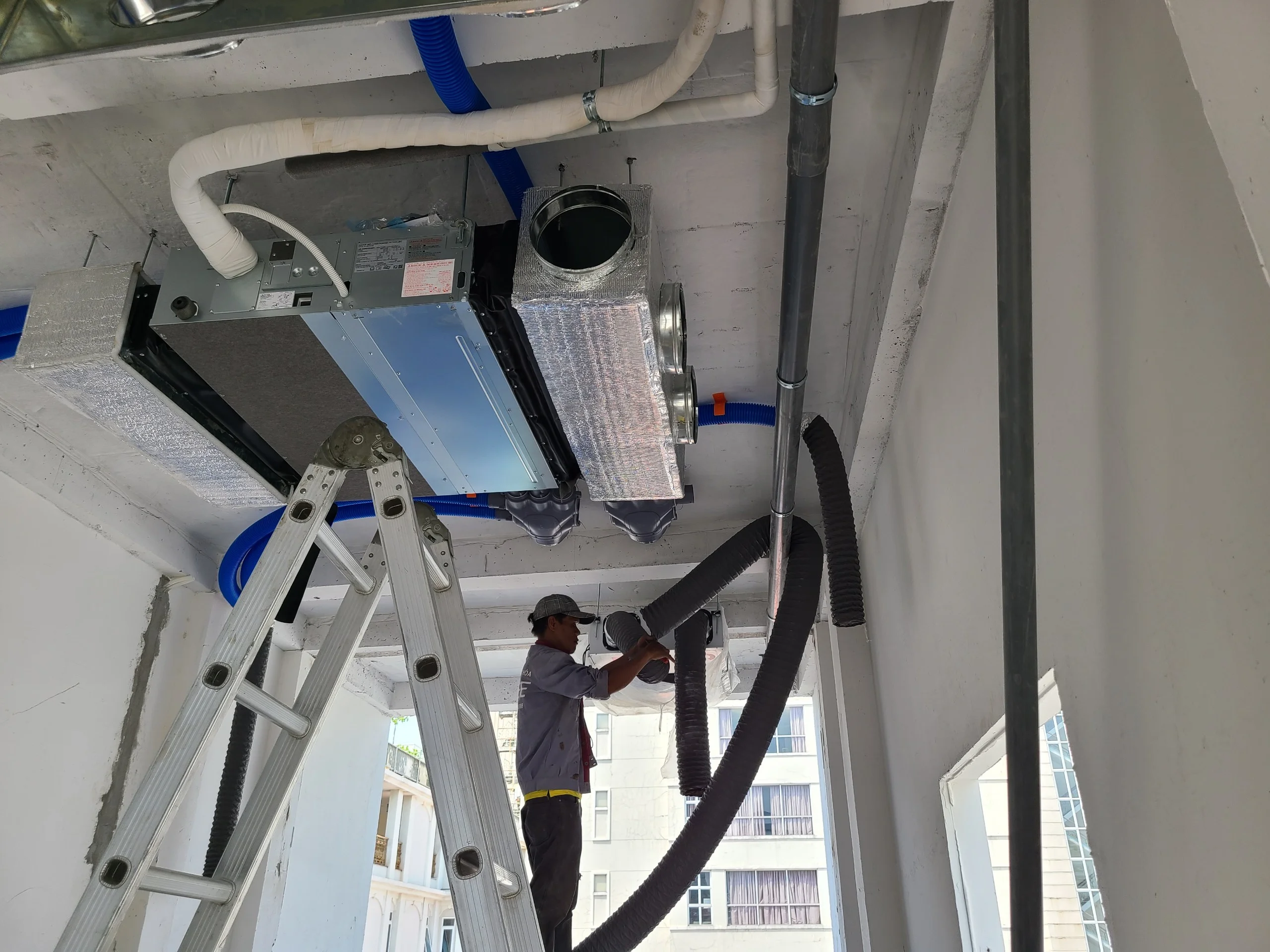 Điện máy ELC hoàn thành hệ thống điều hòa giấu trần Daikin và lọc, cấp khí tươi Menred Hagisu cho nhà phố Nguyễn Thông, Quận 3