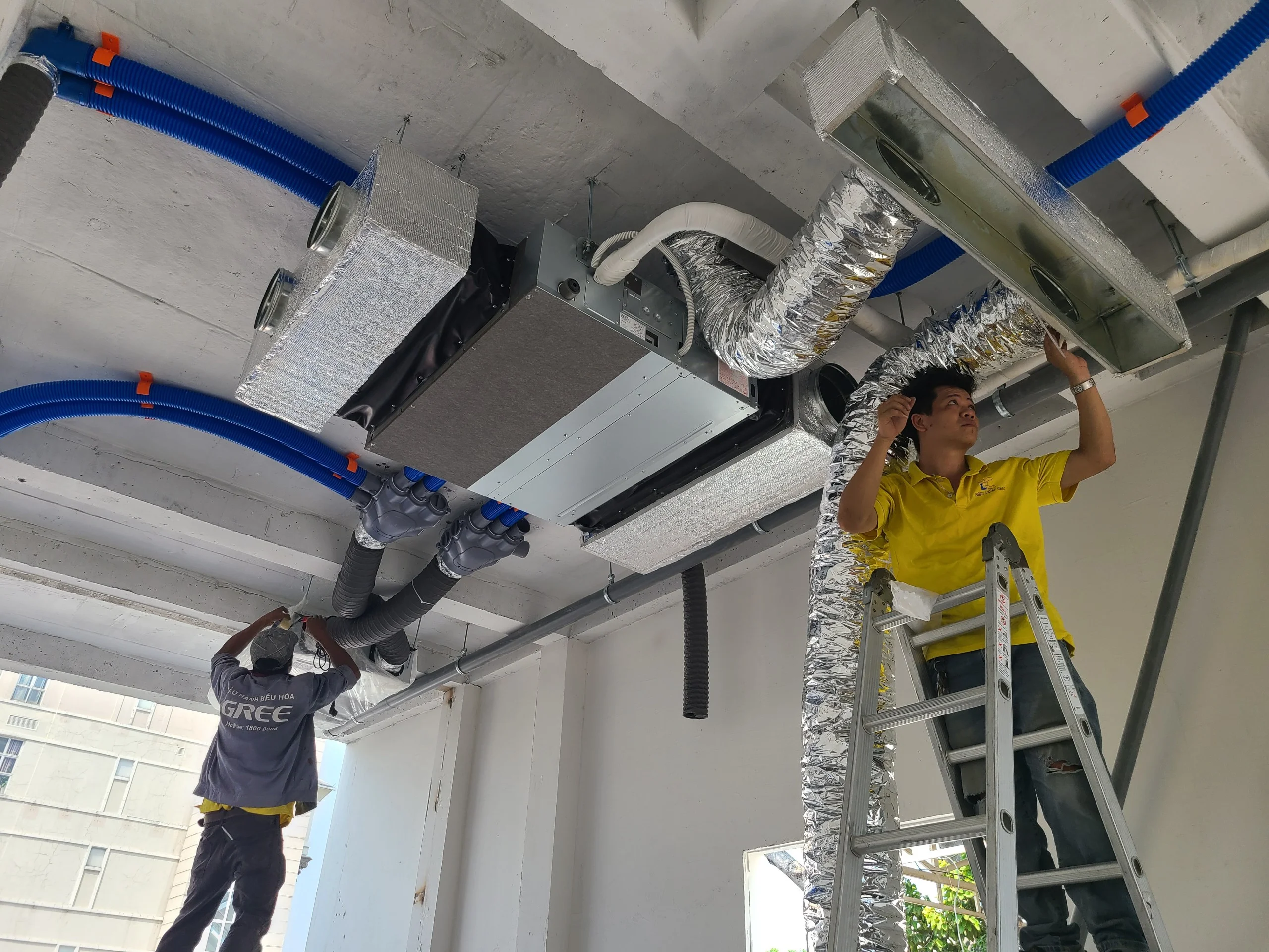 Điện máy ELC hoàn thành hệ thống điều hòa giấu trần Daikin và lọc, cấp khí tươi Menred Hagisu cho nhà phố Nguyễn Thông, Quận 3