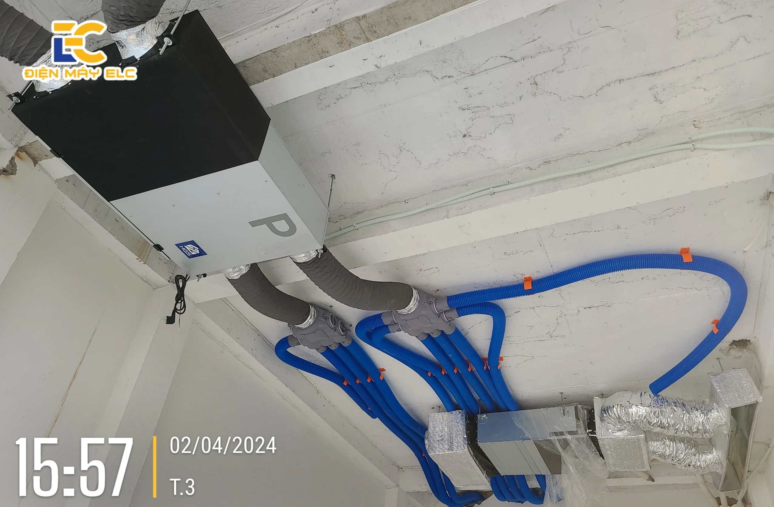 Điện máy ELC hoàn thành hệ thống điều hòa giấu trần Daikin và lọc, cấp khí tươi Menred Hagisu cho nhà phố Nguyễn Thông, Quận 3