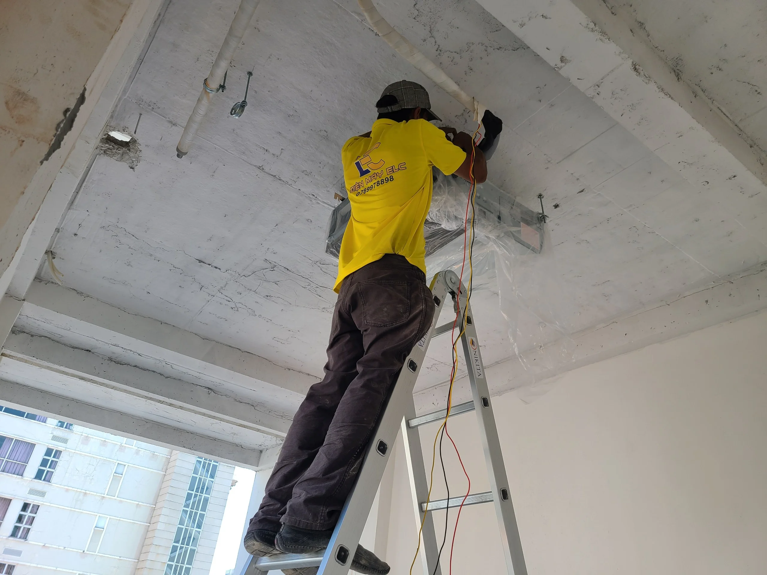 Điện máy ELC hoàn thành hệ thống điều hòa giấu trần Daikin và lọc, cấp khí tươi Menred Hagisu cho nhà phố Nguyễn Thông, Quận 3