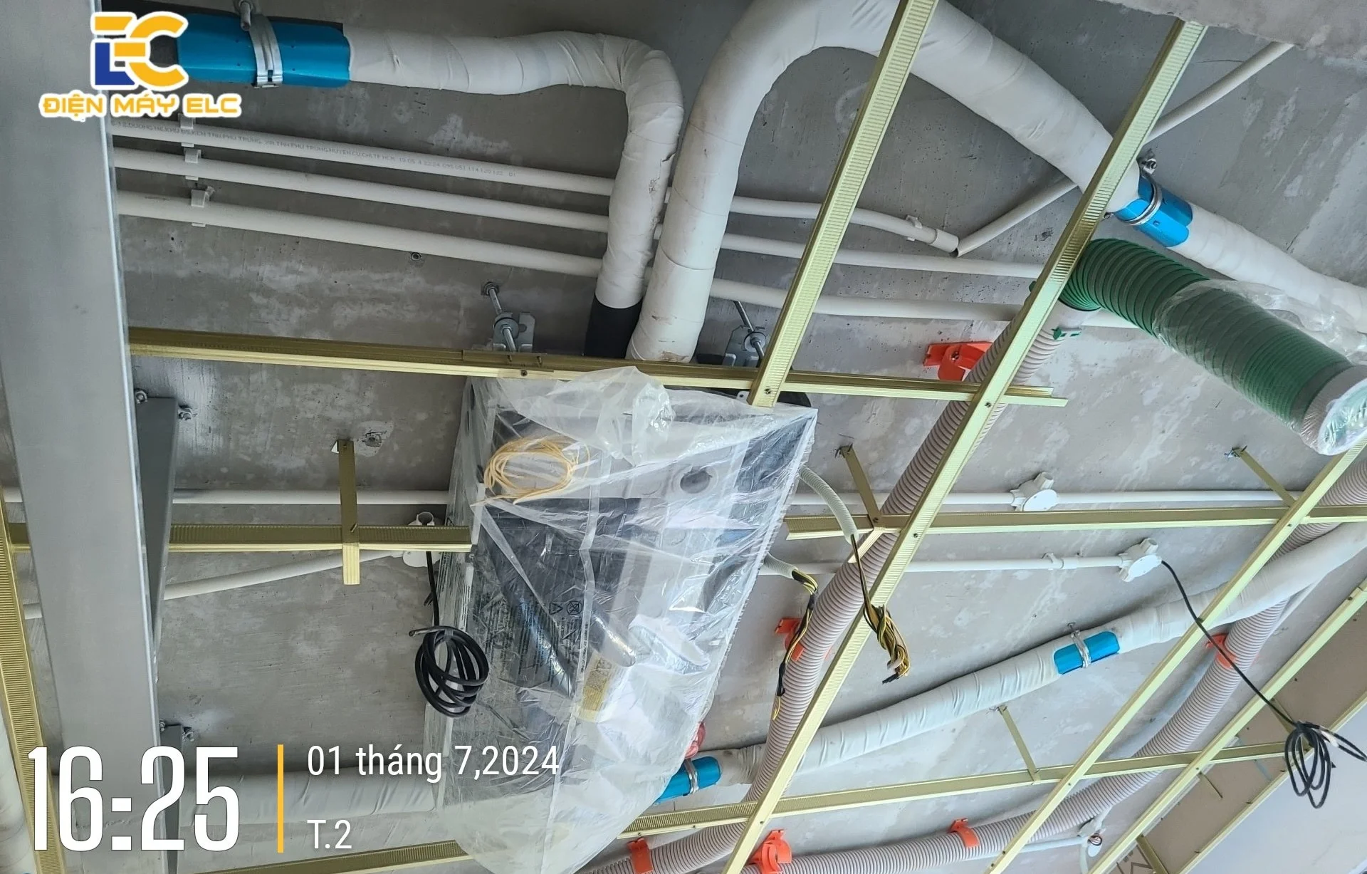 Điện máy ELC hoàn thành hệ thống điều hòa âm trần LG và lọc, cấp khí tươi Menred Hagisu cho căn hộ Feliz En Vista, Quận 2