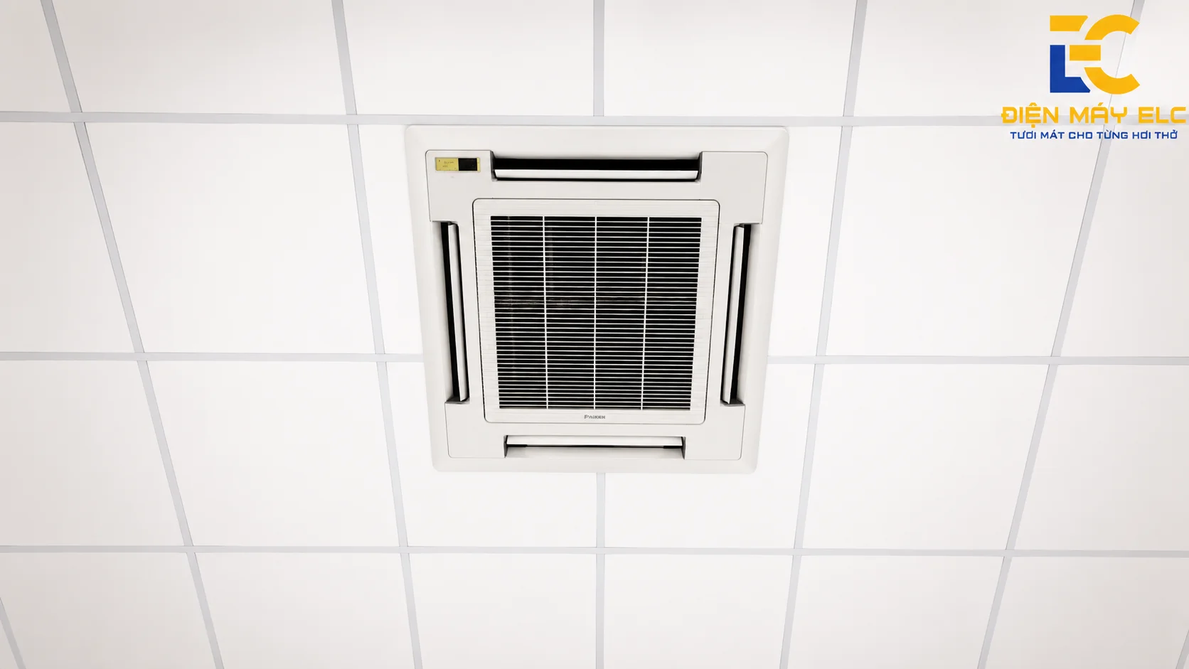 Điện máy ELC hoàn thành lắp đặt hệ thống máy lạnh âm trần cassette Gree cho Công an phường 7, quận Gò Vấp