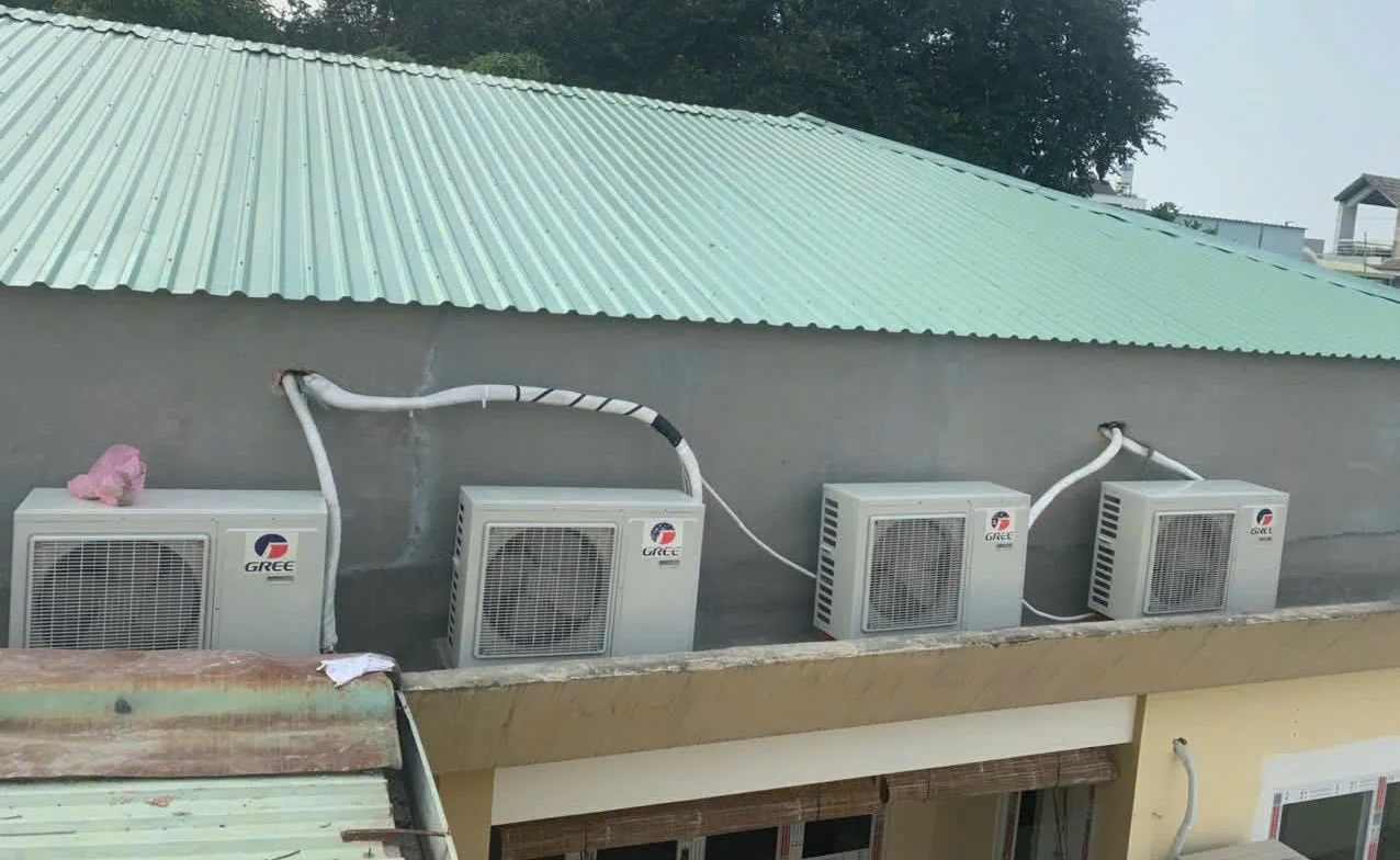 Điện máy ELC hoàn thành lắp đặt hệ thống máy lạnh âm trần cassette Gree cho Công an phường 7, quận Gò Vấp