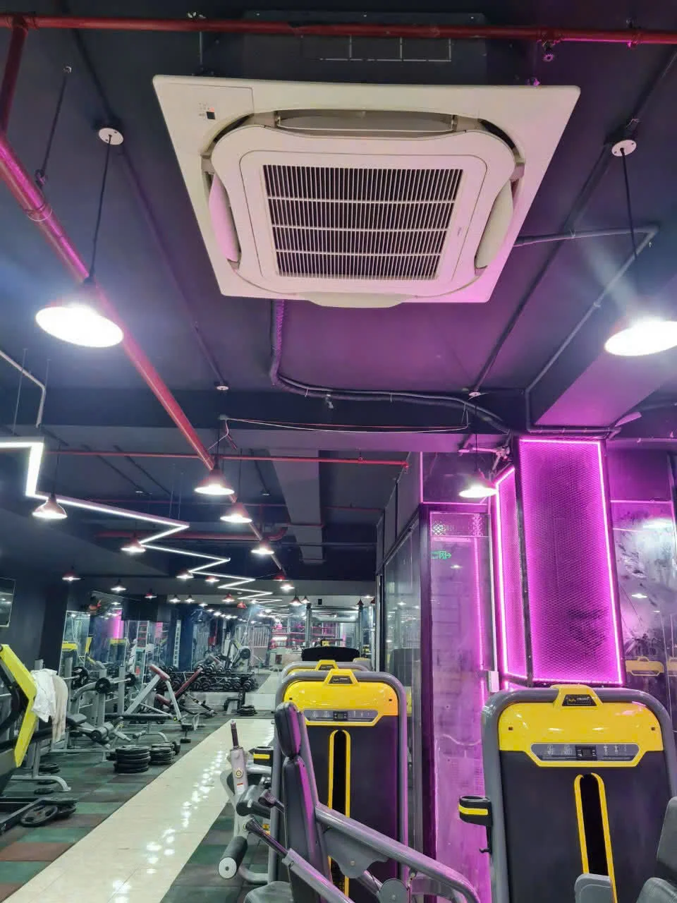 Điện máy ELC hoàn thành lắp đặt hệ thống máy lạnh âm trần cassette Daikin Inverter cho phòng tập Gym tại Gò Vấp