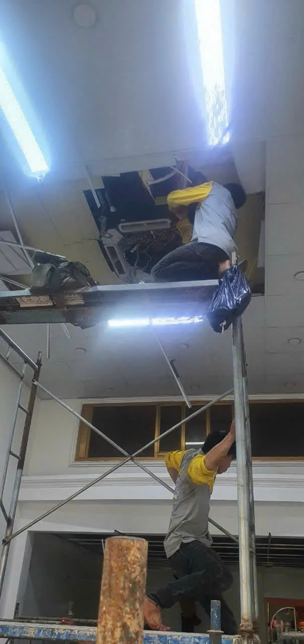 Điện máy ELC hoàn thành lắp đặt hệ thống máy lạnh âm trần cassette Daikin Inverter cho shop thời trang tại Long Khánh, Đồng Nai