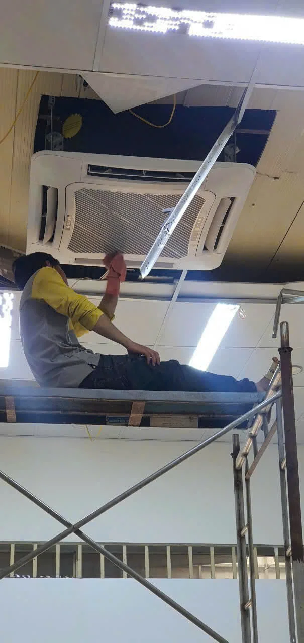 Điện máy ELC hoàn thành lắp đặt hệ thống máy lạnh âm trần cassette Daikin Inverter cho shop thời trang tại Long Khánh, Đồng Nai