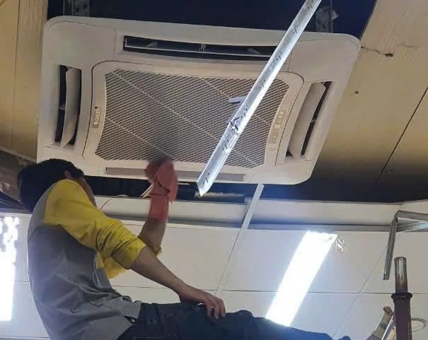 Điện máy ELC hoàn thành lắp đặt hệ thống máy lạnh âm trần Cassette Daikin cho shop thời trang tại Long Khánh, Đồng Nai