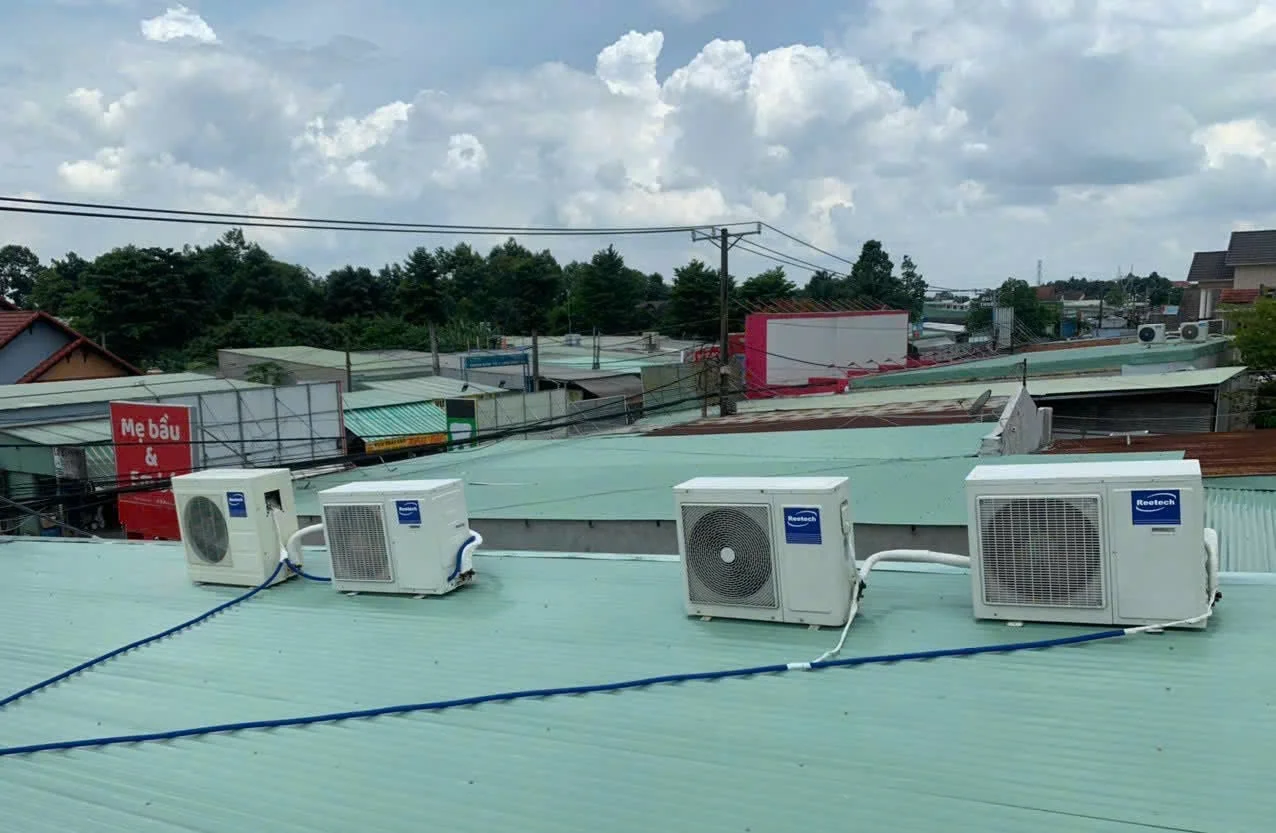 Điện máy ELC hoàn thành lắp đặt hệ thống máy lạnh âm trần Cassette Reetech cho Shop Dr. Sữa