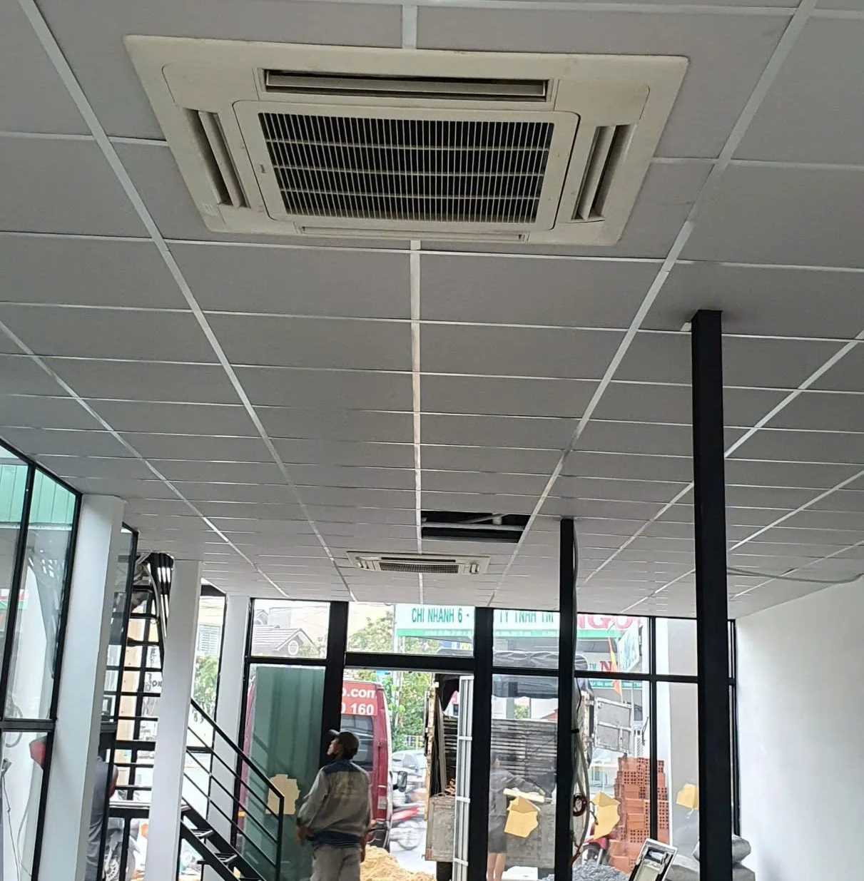 Điện máy ELC hoàn thành hệ thống máy lạnh âm trần Cassette Daikin Inverter cho cơ sở kinh doanh trà sữa tại Tây Ninh