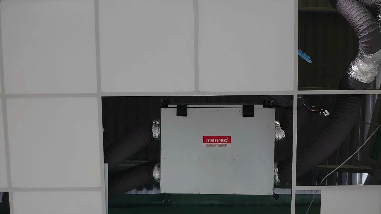 Điện máy ELC hoàn thành hệ thống cấp gió tươi thu hồi nhiệt, lọc không khí Menred Hagisu cho nhà phố tại Long An