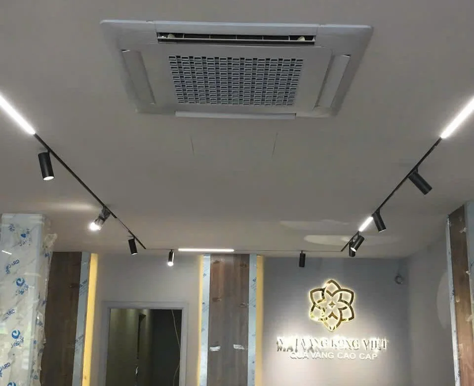 Điện máy ELC hoàn thành hệ thống máy lạnh âm trần Cassette Samsung Inverter cho Showroom Mai Vàng Đất Việt tại Bình Thạnh, TP.HCM
