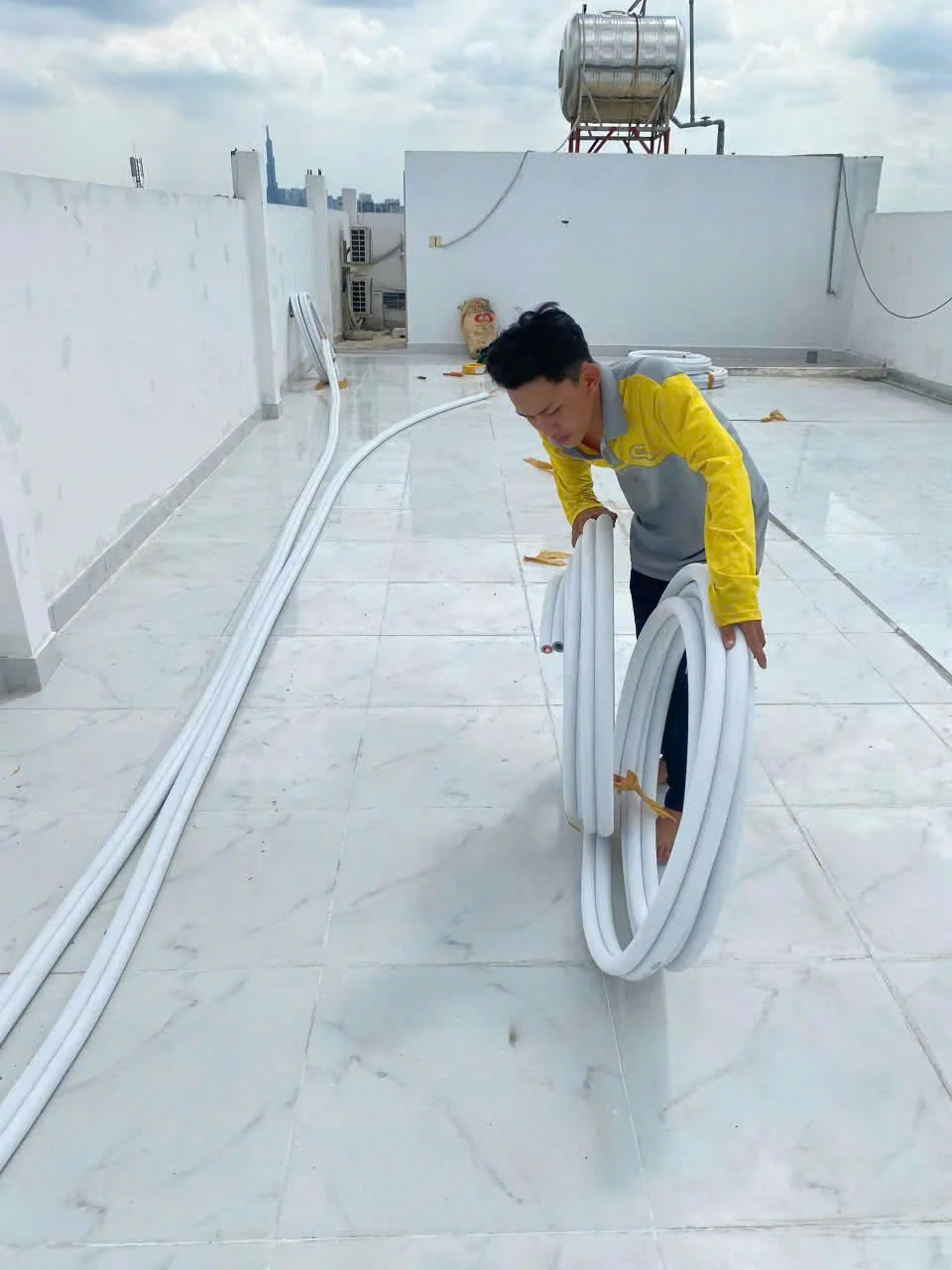 Điện máy ELC hoàn thành hệ thống máy lạnh Daikin cho văn phòng kinh doanh bất động sản tại đường Trương Văn Bang, Quận 2, TP.HCM