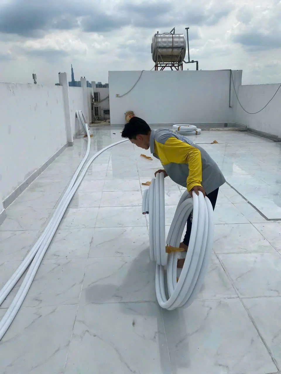 Điện máy ELC hoàn thành hệ thống máy lạnh Daikin cho văn phòng kinh doanh bất động sản tại đường Trương Văn Bang, Quận 2, TP.HCM